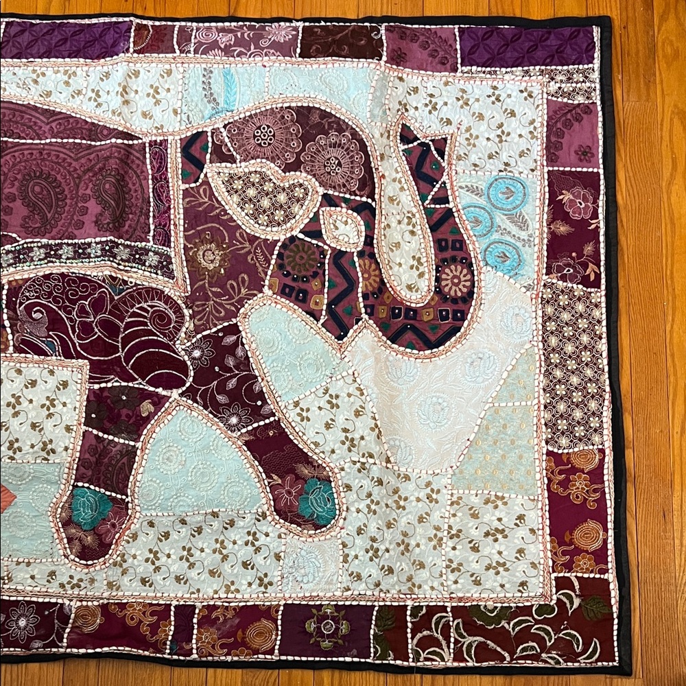 Colorful Elephant Tapestry - Picture 3 of 9